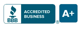 BBB Accredited Business, A+ rating